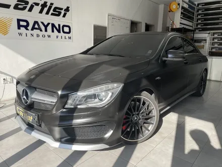 부산 전체랩핑 벤츠 CLA45AMG 에이버리 사틴블랙 랩핑 / 부산 기장군
