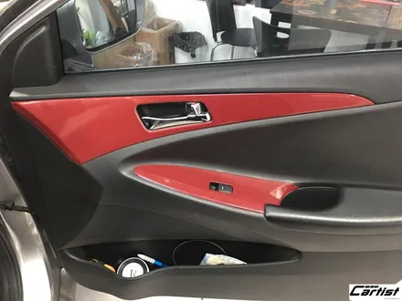 부산 울산 양산 카티스트 현대 YF쏘나타 - 3M 랩핑 실내랩핑 Gloss Cinder Spark Red 1080-GP253 / 부산 기장군