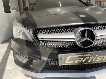 부산 전체랩핑 벤츠 CLA45AMG 에이버리 사틴블랙 랩핑 / 부산 기장군