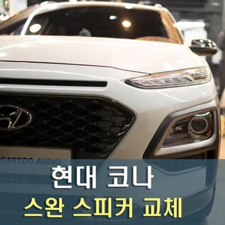 코나 스완 스피커 장착 / 성남 분당 판교
