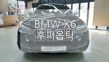 [썬팅] BMW X6 후퍼옵틱 작업 / 경기 과천