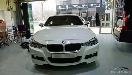 BMW320d 내비게이션 매립 : 안드로이드 M2C 카블릿 / 경기 과천