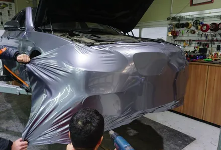 BMW 전체 랩핑 시공 _ 3M 유광 엔뜨라사이트 메탈릭 / 경기 과천