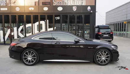 벤츠 S63 AMG 썬팅 재작업 시인성 좋은 HP 트루그레이 : 솔라가드 과천점 / 경기 과천