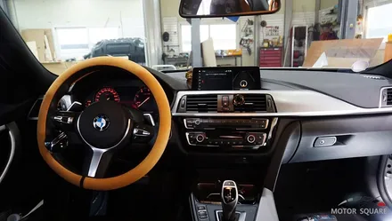 BMW320d 내비게이션 매립 : 안드로이드 M2C 카블릿 / 경기 과천
