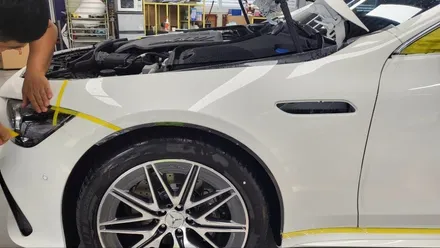 벤츠 AMG 43 GT 전체 PPF (헤드라이트, 테일램프 스모그 시공) / 경기 과천
