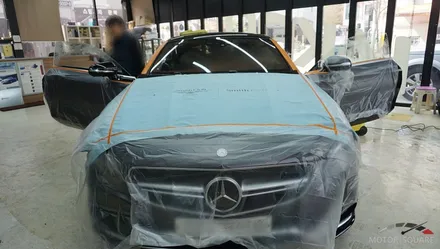 벤츠 S63 AMG 썬팅 재작업 시인성 좋은 HP 트루그레이 : 솔라가드 과천점 / 경기 과천