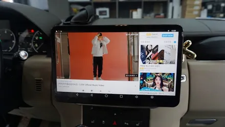랜드로버 디스커버리 D4 안드로이드 모니터 장착 / 경기 과천