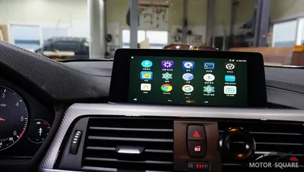 BMW320d 내비게이션 매립 : 안드로이드 M2C 카블릿 / 경기 과천