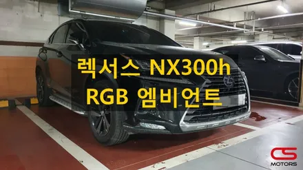 렉서스 NX300h RGB 엠비언트 무드등 시공! 실내 분위기 UP! / 경기 구리