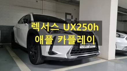 렉서스 UX250h 애플카플레이 시공! 순정 모니터로 즐기는 실시간 내비게이션 사용 / 경기 구리