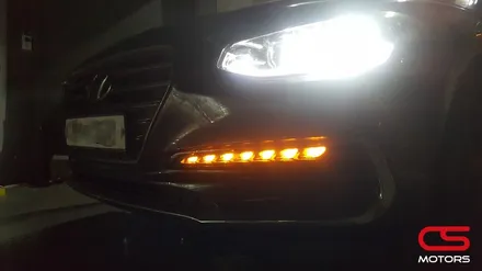 그랜저IG 턴시그널에 데이라이트를 더하다~ 그랜저IG 3WAY데이라이트 및 BPI LED 헤드램프 교체 구리 CS모터스 / 경기 구리