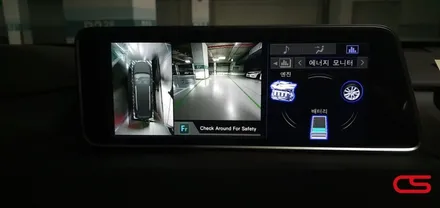 렉서스 RX450h 360도 어라운드뷰 장착! 주위의 사물을 4방향에서 확인하고 안전주차 하세요~스마트폰 미러링은 덤으로^^ / 경기 구리