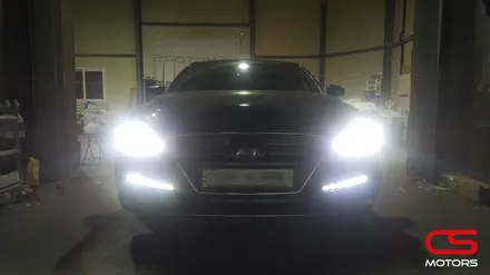 그랜저IG 턴시그널에 데이라이트를 더하다~ 그랜저IG 3WAY데이라이트 및 BPI LED 헤드램프 교체 구리 CS모터스 / 경기 구리