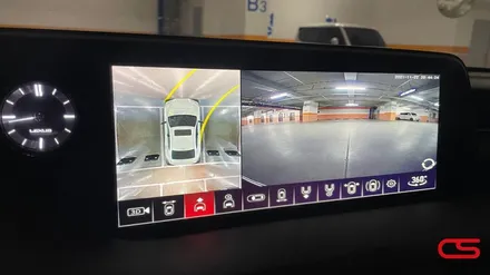 렉서스 ES 어라운드뷰 t360 v2 시공! 고화질로 순정보다 더 뛰어난 화질의 ES300h 어라운드뷰 장착 / 경기 구리