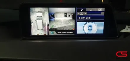 렉서스 RX450h 어라운드뷰 및 미러링 장착! 어라운드뷰로 사각지대 확인하고 안전하게 주차하시면 됩니다^^ / 경기 구리