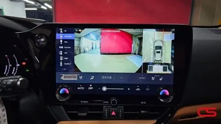 렉서스 NX350h 순정형 어라운드뷰 장착 과 함께 블랙박스 및 보조배터리 시공 / 경기 구리