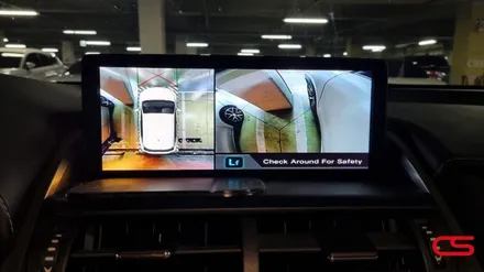 렉서스 NX300h 어라운드뷰 t360 시공! 순정 모니터로 내 차랑 주변을 확인해 보세요^^ / 경기 구리
