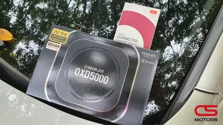 렉서스 ES300h 블랙박스 QXD5000 & 보조배터리 솔라팩 장착 / 경기 구리
