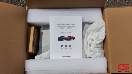 렉스턴 스포츠 순정 차량용 공기청정기 시공! 렉스턴 공기청정기도 역시 지에어~ / 경기 구리