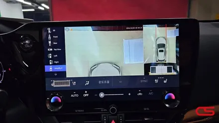 렉서스 NX350h 순정형 어라운드뷰 장착 과 함께 블랙박스 및 보조배터리 시공 / 경기 구리