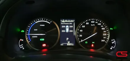 렉서스 NX300h 순정계기판 TPMS 수치 모니터 활성화 작업. / 경기 구리