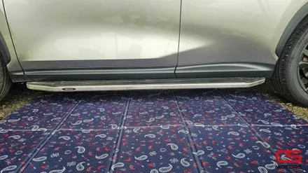 렉서스 NX350h 순정형 사이드스텝 장착! 기존의 어울리지 않던 스텝 탈착하고 순정형 사이드스텝으로 재장착 햇어요~ / 경기 구리