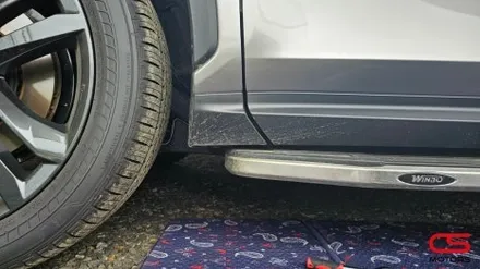 렉서스 NX350h 순정형 사이드스텝 장착! 기존의 어울리지 않던 스텝 탈착하고 순정형 사이드스텝으로 재장착 햇어요~ / 경기 구리