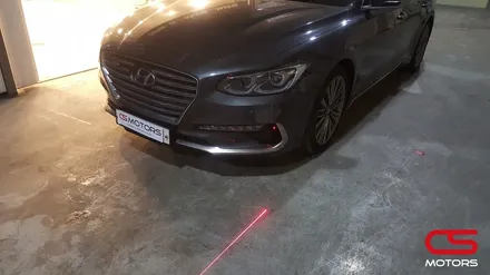 그랜저IG 범퍼시큐리티 레이저 광선검 및 하단번호판 윈디넘버플레이트 장착했어요~구리 CS모터스 / 경기 구리