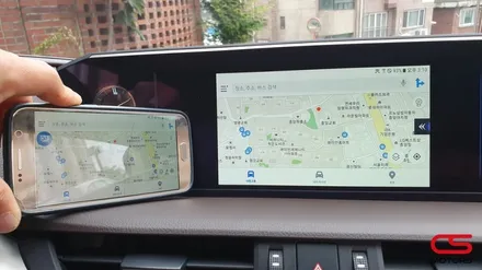 렉서스 신형 7세대 ES 순정 미라캐스트 미라프리하고 주행 중 T맵을 자유롭게 사용해 보세요^^ / 경기 구리