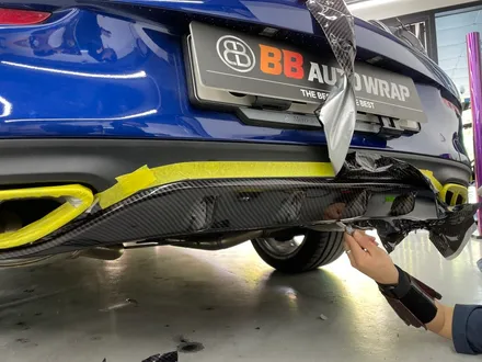 동탄랩핑 벤츠 C43 AMG 쿠페 카본 포인트랩핑시공 / 화성,수원,오산