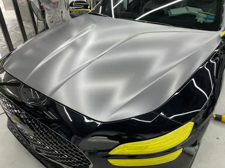 화성랩핑 제네시스 g70 사틴 다크 그레이 전체랩핑 시공 / 화성,수원,오산