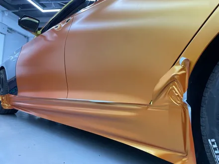 제네시스 G80 스포츠 스터닝 오렌지 전체랩핑 시공 / 화성,수원,오산