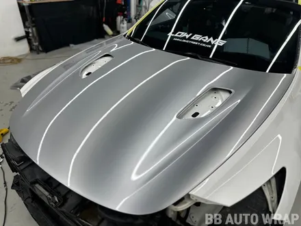 자동차랩핑 스팅어 오토 벨벳 GT실버 전체랩핑 / 화성시 향남읍 상신리