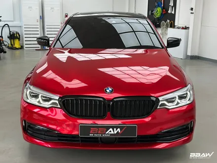 BMW 5시리즈 G30 전체랩핑 비닐 프로그 뱀파이어 레드 / 화성시 향남읍 상신리