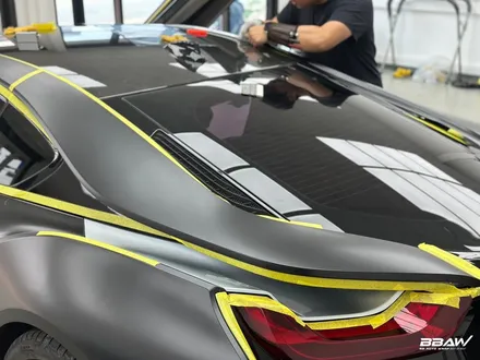 BMW I8 무광 사틴 블랙 전체랩핑 했어요 / 화성시 향남읍 상신리
