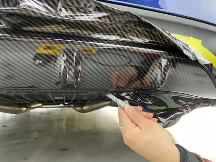동탄랩핑 벤츠 C43 AMG 쿠페 카본 포인트랩핑시공 / 화성,수원,오산