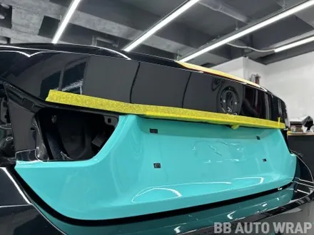 BMW F82 M4 컨버터블 전체랩핑 AX 티파니 블루 민트색 래핑 시공 / 화성,수원,오산