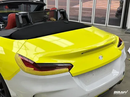 화성 BMW Z4 루시드 옐로우 전체랩핑 / 화성시 향남읍 상신리