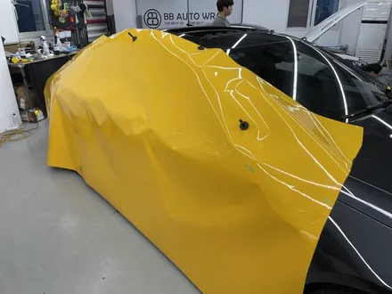 동탄랩핑 벤츠 AMG GT43 에이버리 다크옐로우 전체랩핑 시공 / 화성,수원,오산