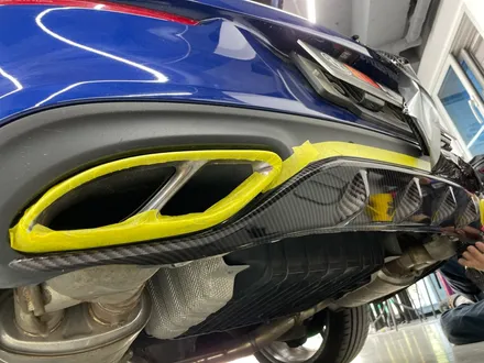 동탄랩핑 벤츠 C43 AMG 쿠페 카본 포인트랩핑시공 / 화성,수원,오산