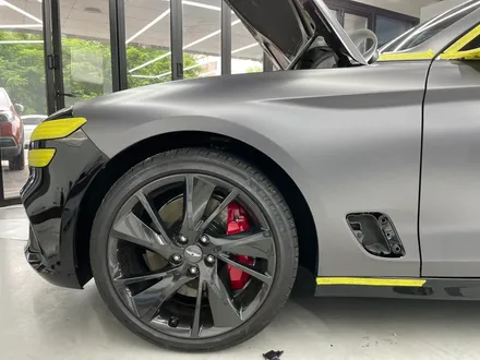 화성랩핑 제네시스 g70 사틴 다크 그레이 전체랩핑 시공 / 화성,수원,오산