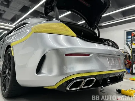 화성 수원 C클래스 C63 AMG 비닐프로그 메탈실버 전체랩핑 / 화성시 향남읍 상신리