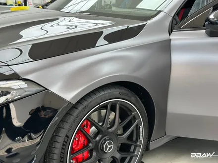 A45 AMG 전체랩핑 사틴 다크 그레이 시공 / 화성시 향남읍 상신리