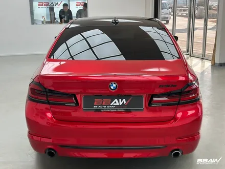 BMW 5시리즈 G30 전체랩핑 비닐 프로그 뱀파이어 레드 / 화성시 향남읍 상신리