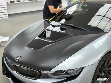 BMW I8 무광 사틴 블랙 전체랩핑 했어요 / 화성시 향남읍 상신리