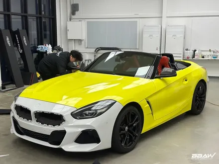 화성 BMW Z4 루시드 옐로우 전체랩핑 / 화성시 향남읍 상신리