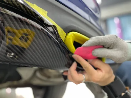 동탄랩핑 벤츠 C43 AMG 쿠페 카본 포인트랩핑시공 / 화성,수원,오산