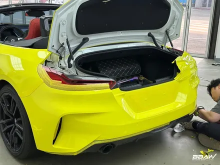 화성 BMW Z4 루시드 옐로우 전체랩핑 / 화성시 향남읍 상신리