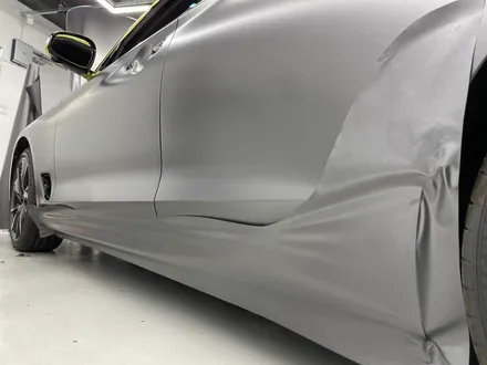 화성랩핑 제네시스 g70 사틴 다크 그레이 전체랩핑 시공 / 화성,수원,오산